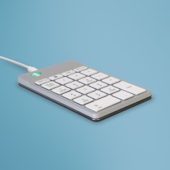 R-Go Tools Numpad Break - Ergonomic Numeric Keypad for Comfort and Efficiency | RGOCONMWDWHT